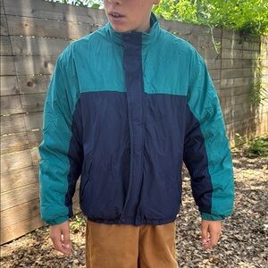 Vintage Lands’ End Colorblock Jacket